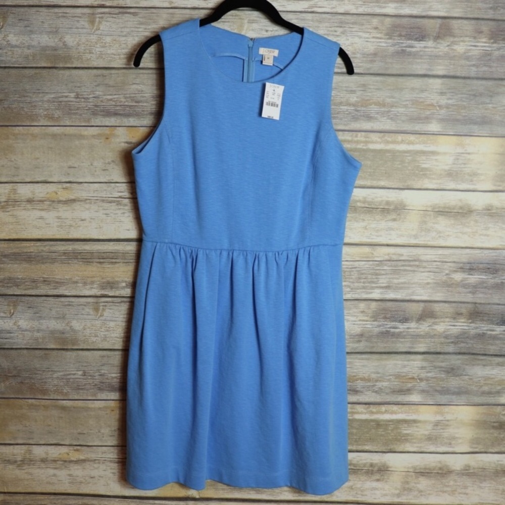 J Crew Factory Blue Daybreak dress